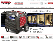 Tablet Screenshot of hondaenergy.com